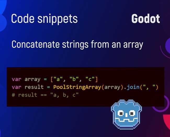 How to concatenate strings from an array