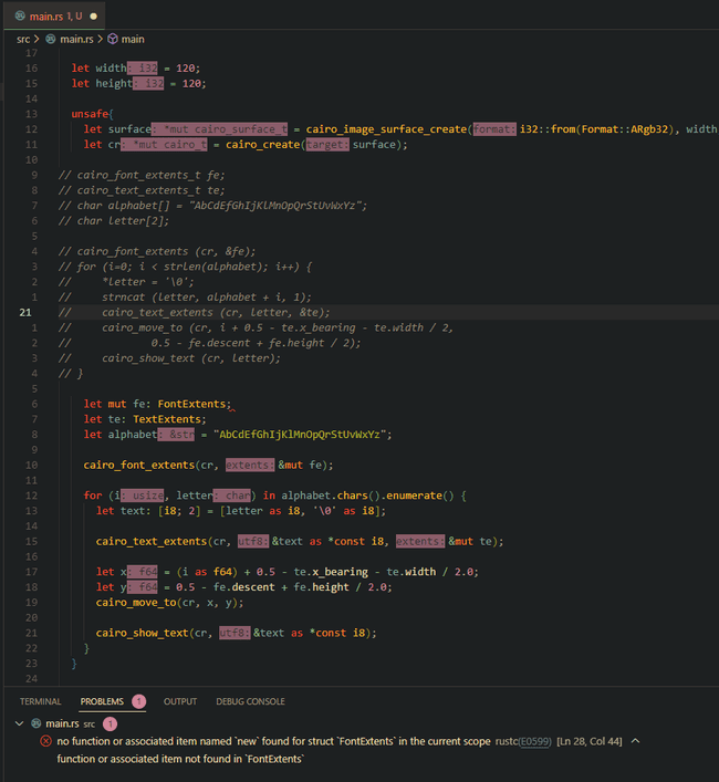 Refactoring Rust slide 1